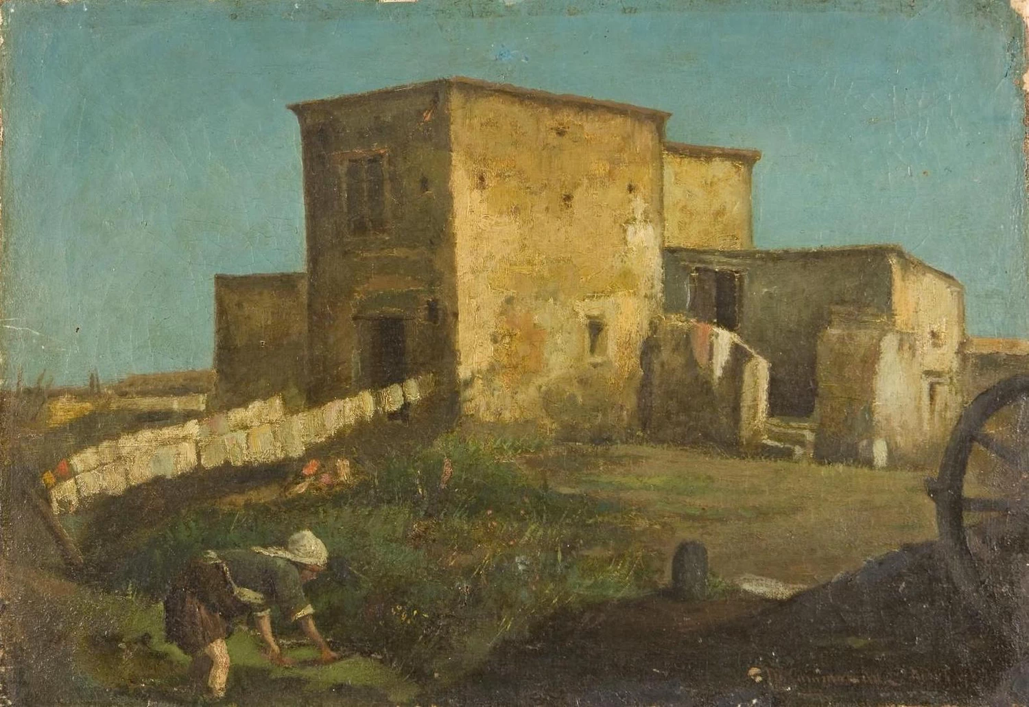 Casolari e contadina